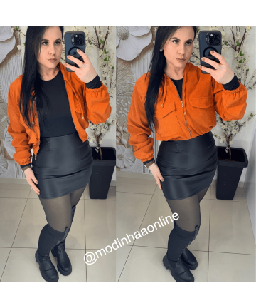 Jaqueta Valentina Caramelo